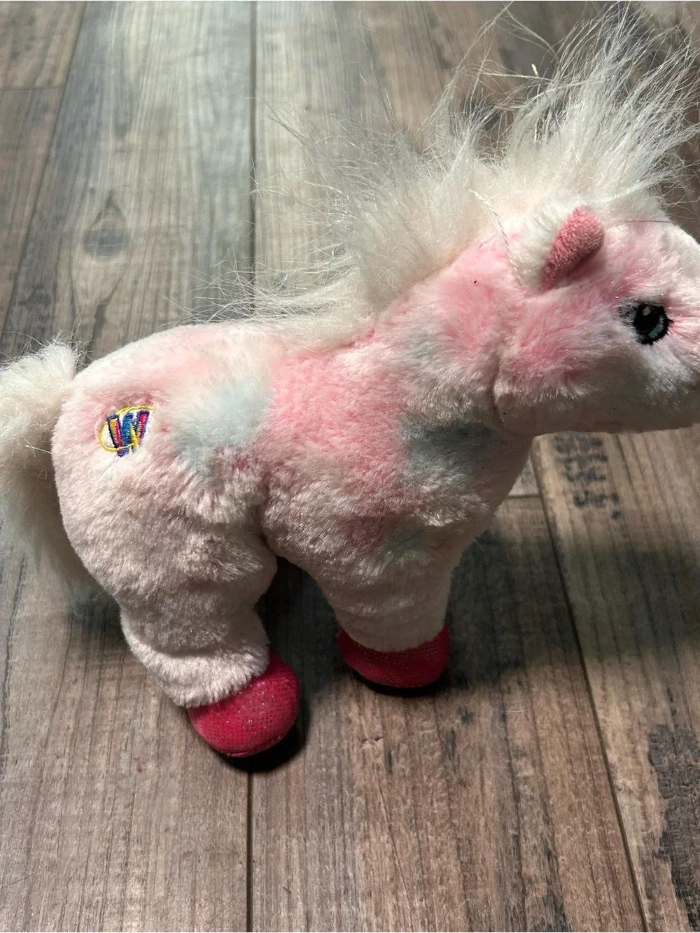 GANZ Webkinz Pink Pony Soft Plush Horse Stuffed Animal 8 Inch